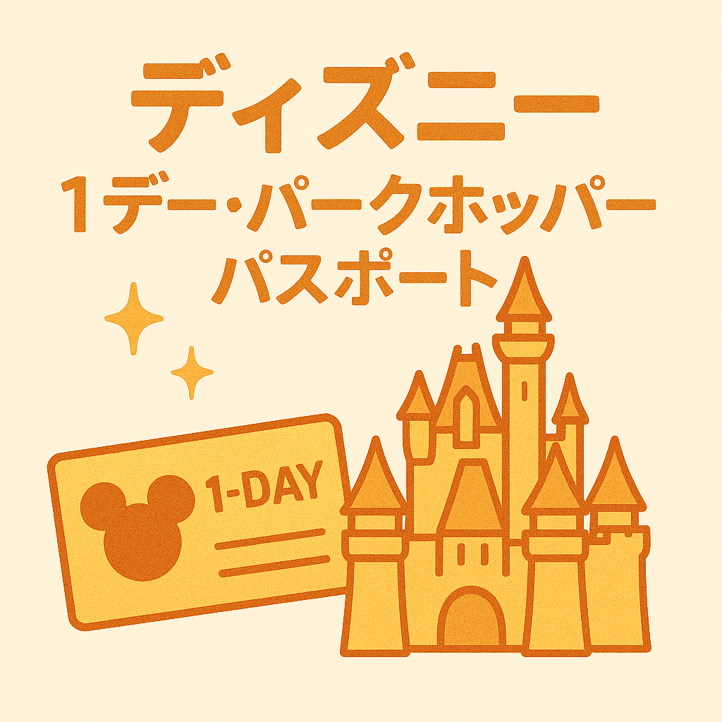 ディズニーの1デーパークホッパーパスポートとは？料金やクレカなしでの支払い方法