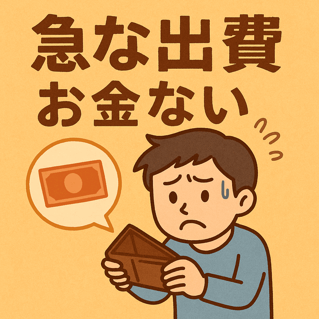 急な出費でお金がない！おすすめの対処法と事前準備を徹底解説