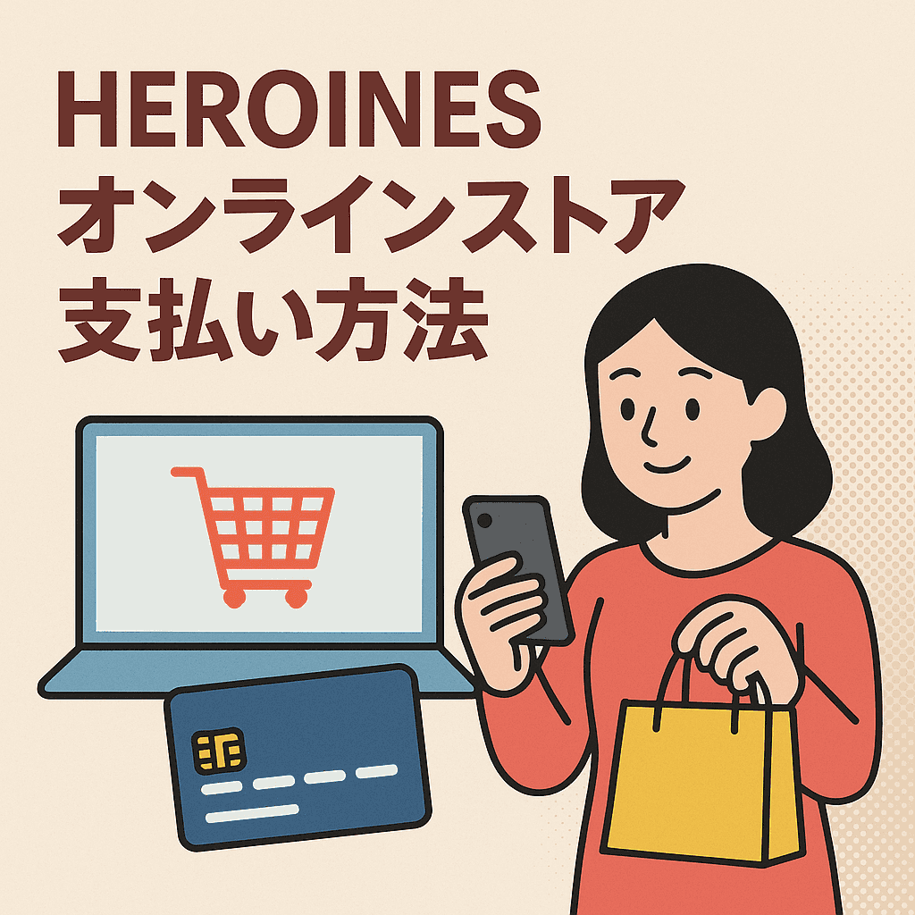 HEROINESオンラインストアの支払い方法！クレカなしでもiLiFE!などのグッズを購入するには？