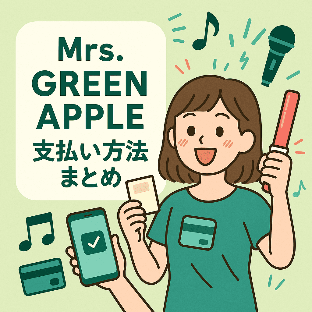 えっほ　　4月25日お支払い ミセス（Mrs. GREEN APPLE）のライブチケット・グッズ・ファンクラブ