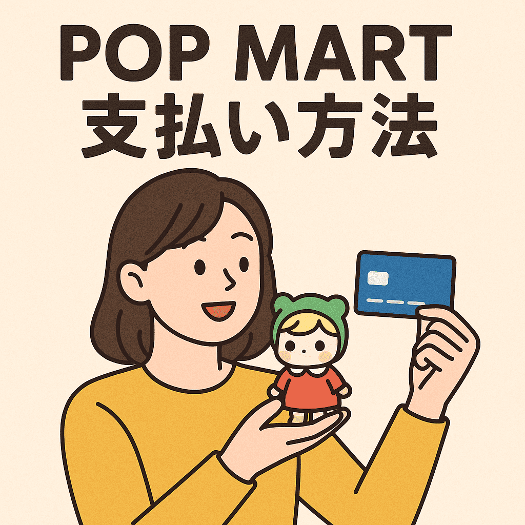 POP MARTの支払い方法！クレカなしでも買える？おすすめの方法を解説