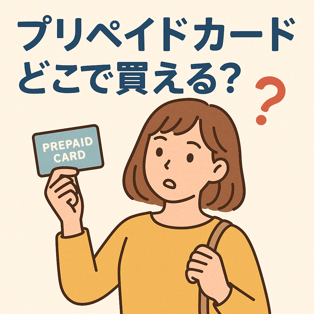 プリペイドカードはどこで買える？コンビニ・家電量販店・ネット購入を比較